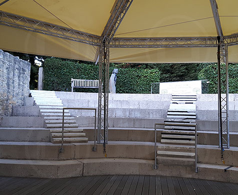 10m Bandstand at Waterperry open-air theatre.